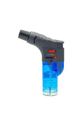 Sedef Silver Turbo Pürmüz Alev Gaz Ayarlı Kilit Düğmeli Profesyonel Gazlı Doldurulabilir Piknik Kamp Torch Çakmak