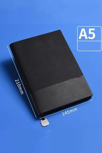 Sedef Silver Yumuşak Kapak Şık A5 Ofis İş Not Öğrenci Defteri Hediyelik Eşya Suni Deri Çizgili Ajanda Defter
