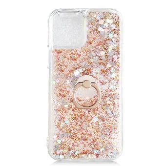 Apple iPhone 12 Kılıf Milce Sulu Yüzüklü Silikon Arka Kapak