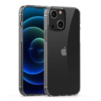 Apple iPhone 13 Mini Kılıf Coss Şeffaf Silikon Sert Kapak