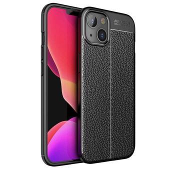 Apple iPhone 13 Mini Kılıf Niss Silikon Deri GörünümlüNano Glass