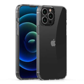 Apple iPhone 13 Pro Kılıf Coss Şeffaf Silikon Sert Kapak