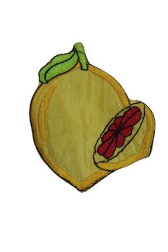 Aplike Ütü İle Yapışan Limon Desen Arma