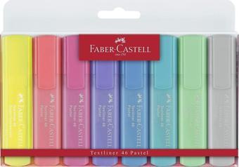 Faber-Castell Textliner 1546 Pastel Fosforlu Kalem 8'li Poşet 15 46 81