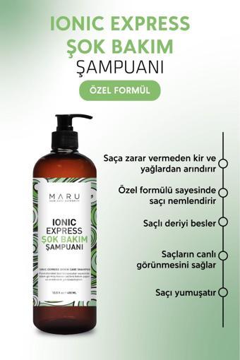 Maru Hassas Ve Işlem Görmüş Saçlar Için Botox Şok Bakım Şampuanı 400 Ml 8699211721273