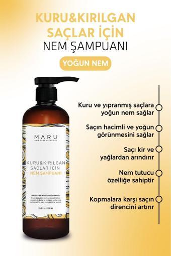 Maru Kuru Ve Kırılgan Saçlar Için Nem Terapisi Şampuanı 750 Ml 8699211721037