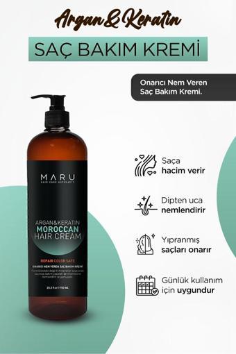 Maru Nem Terapisi Besleyici Durulanan Saç Bakım Kremi 750 Ml 8699211721150