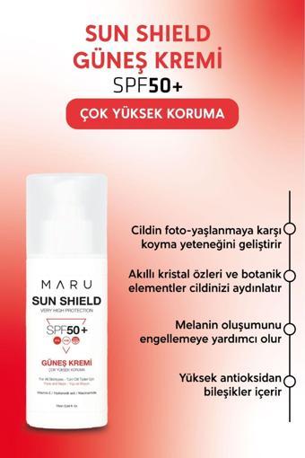 Maru Ton Eşitleyici Aydınlatıcı Sun Shıeld Güneş Kremi 75 Ml 8684091008408