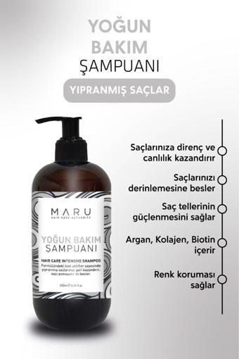 Maru Ultra Care Saç Bakım Şampuanı Yoğun Onarıcı Yıpranmış Saçlar Için 250 Ml 8684382736553