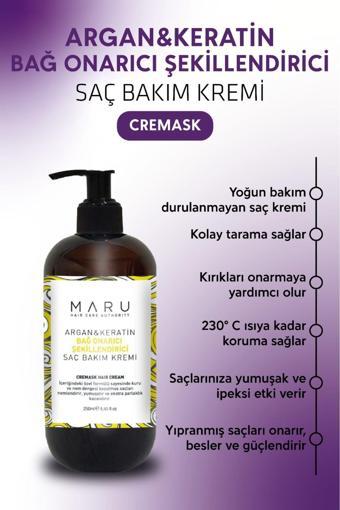 Maru Yoğun Bakım Durulanmayan Saç Bakım Kremi 250 Ml 8684382736645