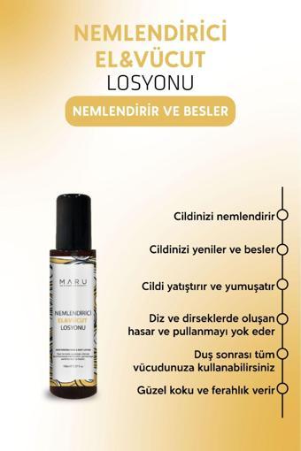 Maru Yoğun Nemlendirici El Vücut Yüz Losyon Kremi 150Ml 8684091000686