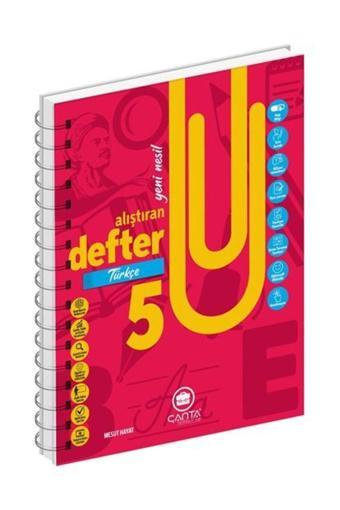 Çanta Defter 5 Sınıf Türkçe Okula Yardımcı Alıştıran Defter Akıllı - Çanta Yayınları