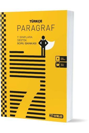 7.Sınıf Türkçe Paragraf Soru Bankası - Hız Yayınları