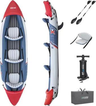 Bestway 65132 Rapid X3 Hydroforce 3 Kişilik Şişme Kano 381X100CM