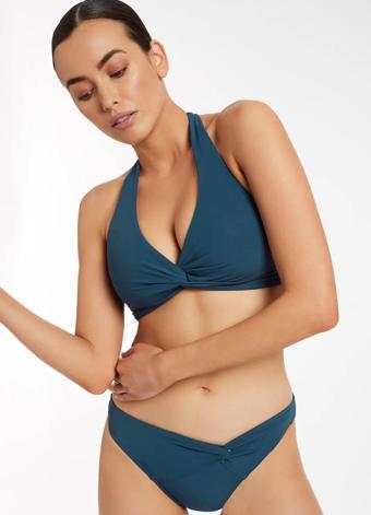 Triangle Twist Toparlayıcı Bikini Üstü