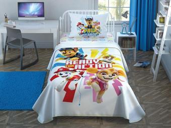 TAÇ PAW PATROL ACTİON TEK KİŞİLİK LİSANSLI PİKE TAKIMI