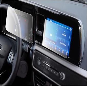 Ford Tourneo Courier Dijital Gösterge ve Navigasyon uyumlu 9H Nano Ekran Koruyucu 2 li set 2024