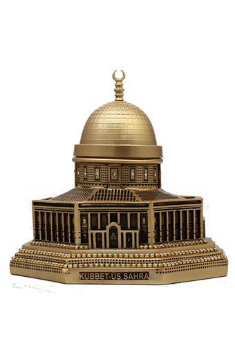 Kubbet-üs-Sahra dekoratif Altın Rengi Büyük Hacmi Çap: 25 cm- Yüksek: 22 cm M00010