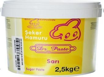 Dr Paste Şeker Hamuru  2,5 kg - Sarı
