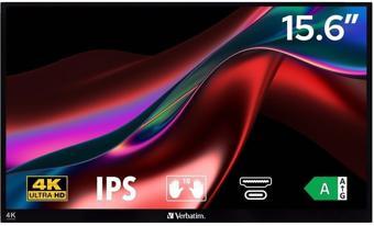 Verbatim 32238 PMT-15 4K 15.6'' Dokunmatik Metal Kasa Taşınabilir Monitör