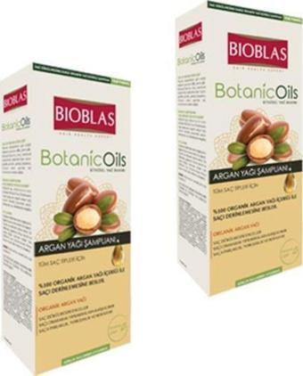 Argan Yağlı Şampuan 2'li 360 ml