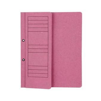 Elitstore Karton Dosya, A4, Yarım Kapak, Pembe, 50'li Paket