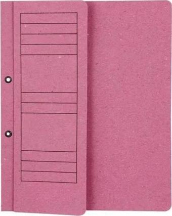 Elitstore Karton Dosya, A4, Yarım Kapak, Pembe, 50'li Paket