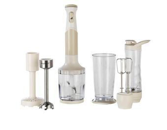 BergHOFF GEM RETRO 1200 W Krem Rengi El Blender Seti