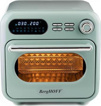 BergHOFF GEM RETRO 18 Litre Mint Yeşil Rengi Airfryer + Fırın