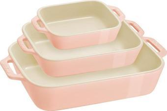 Staub Ceramique Fırın Seti 3 Parça Pembe