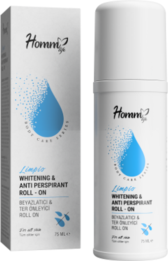 Homm Life Limpio Beyazlatıcı & Terleme Önleyici Roll On 75ml