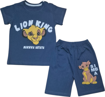 Lion Şort T-shirt Bebek Çocuk Yazlık Takım