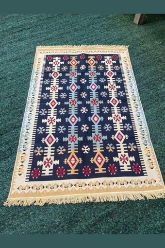 Sima Home Dokuma Kilim Çift Taraflı Kullanılabilir Çok Renkli