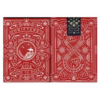 Bicycle Drifters Red Oyun Kağıdı Limited Edition USPCC Koleksiyonluk iskambil Kartları Destesi