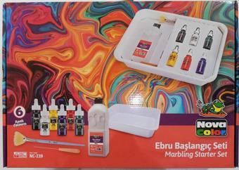 Nova Color Ebru Boyası Başlama Seti