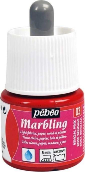 Pebeo Ebru Boyası Marbling 45 Ml Bengal Pink