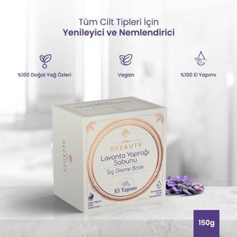 Balen's Beeauty Taş Dövme Baskı Lavanta Yaprağı Sabunu 150 gr