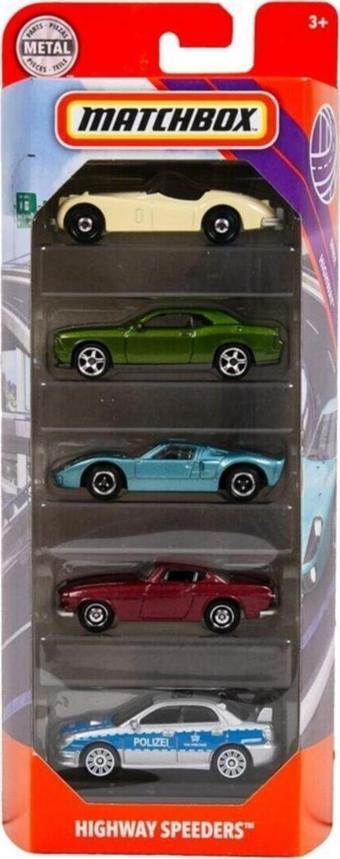 Mattel Matchbox Beşli Araba Seti