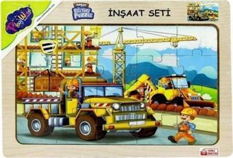 Onyıl Oyuncak Ahşap Eğitici Puzzle İnşaat Seti