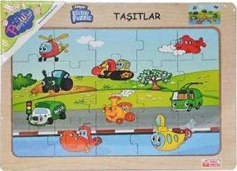 Onyıl Oyuncak Ahşap Eğitici Puzzle Taşıtlar