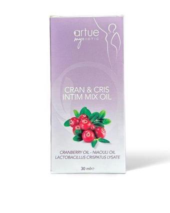 Artue MyBiotic Cran & Cris Intim Mix Oil – %100 Organik Vajinal Bakım Yağı | pH Dengeleyici | Enfeksiyon Önleyici | Postbiyotik Destekli | 20ml
