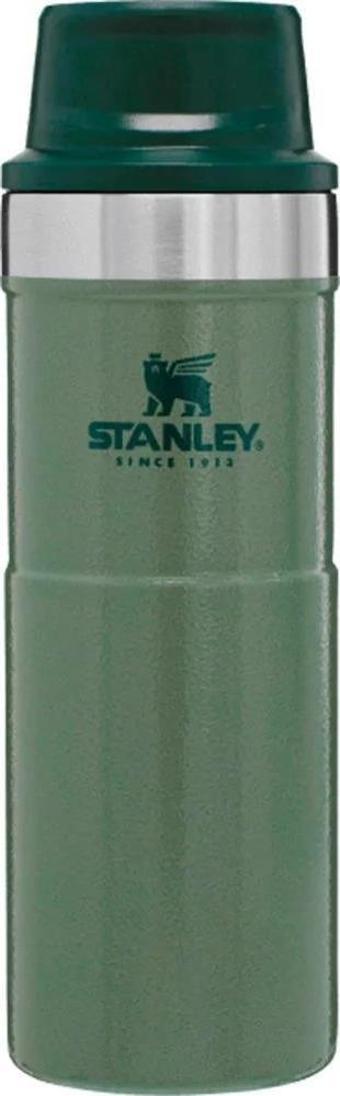 Stanley 10-06439-030 Klasik Trigger Action 0,47 Litre Çelik Termos Bardak - Yeşil