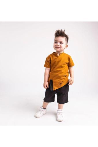 Bav Butik Ayvitrin Erkek Çocuk Takım Hardal
