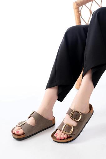 P-101 Vizon Günlük Birkenstock Kadın Terlik