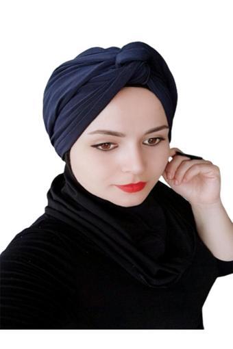 Bav Butik Ayvitrin Kadın El Ile Dolama Bone Lacivert
