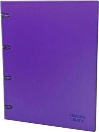 Önder Raınbow Colors 4 Halkalı Pvc Mor