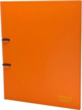Önder Raınbow Colors 2 Halkalı Pvc Turuncu