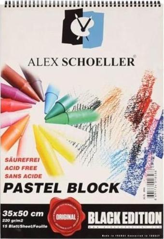 Alex Schoeller Fon Kartonu 35x50 220 Gr Siyah ALX-894