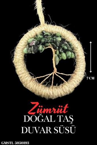 Sertifikalı Zümrüt Doğal Taş El Yapımı Duvar Süsü & Araba Süsü & Kapı Süsü