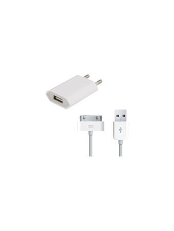 Apple İphone Uyumlu 4-4S Takım Şarj Seti Kutulu - MD814CH/A